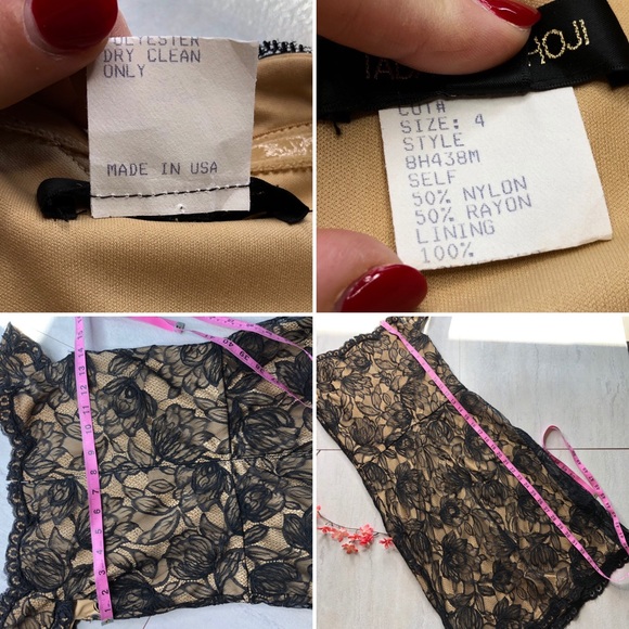 Tadashi Shoji Lace Black Off Shoulder Dress - Picture 8 of 8